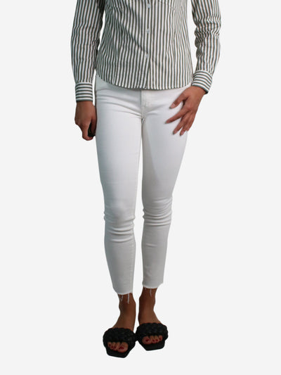 White skinny denim jeans - size W26 Trousers Mother