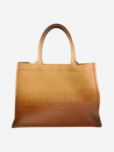 Christian Dior Brown 2021 leather ombre book tote