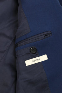 Celine Blue wool blazer - size UK 14