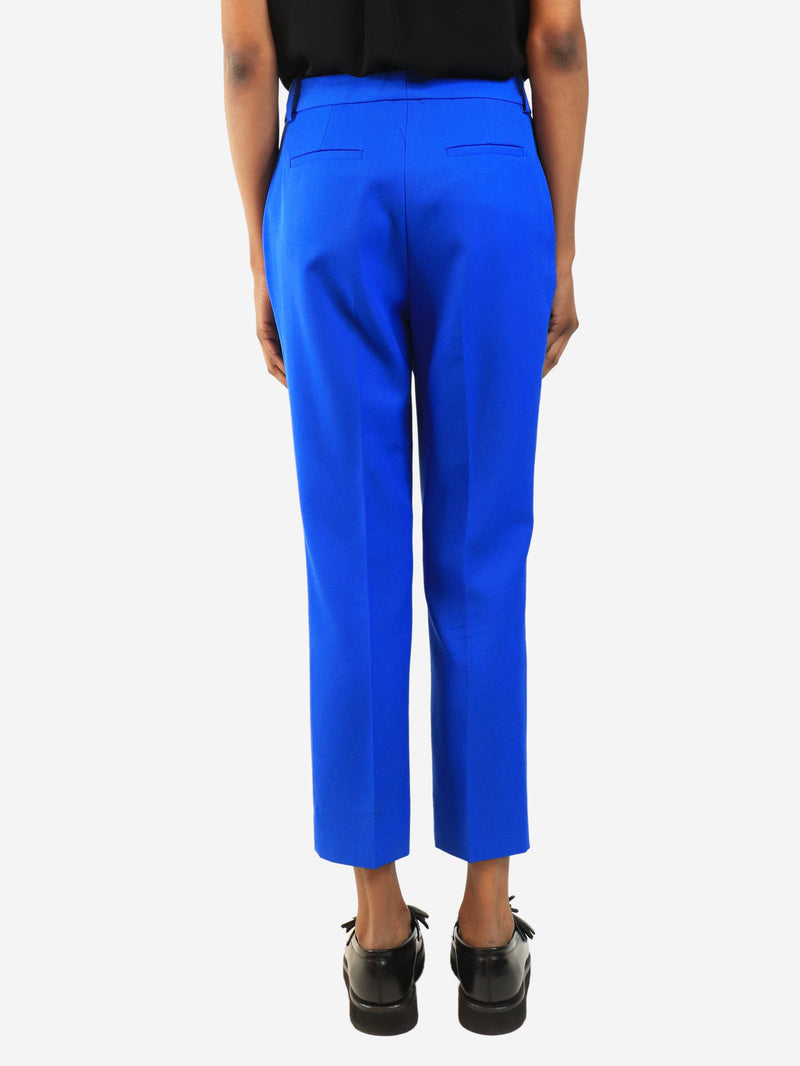 Blue wool trousers - size UK 6 Trousers Victoria Victoria Beckham 