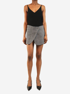 Grey wool mini skirt - size UK 8 Skirts Coperni 