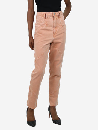 Pink pocket panelled jeans - size FR 34 Trousers Isabel Marant 