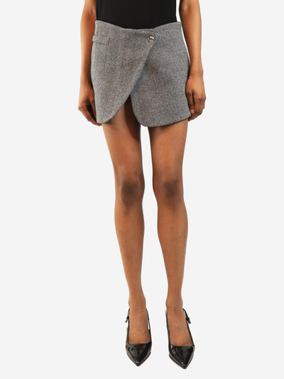 Grey wool mini skirt - size UK 8 Skirts Coperni 