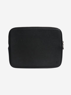 Black leather laptop case Luggage & Travel Bags Louis Vuitton 