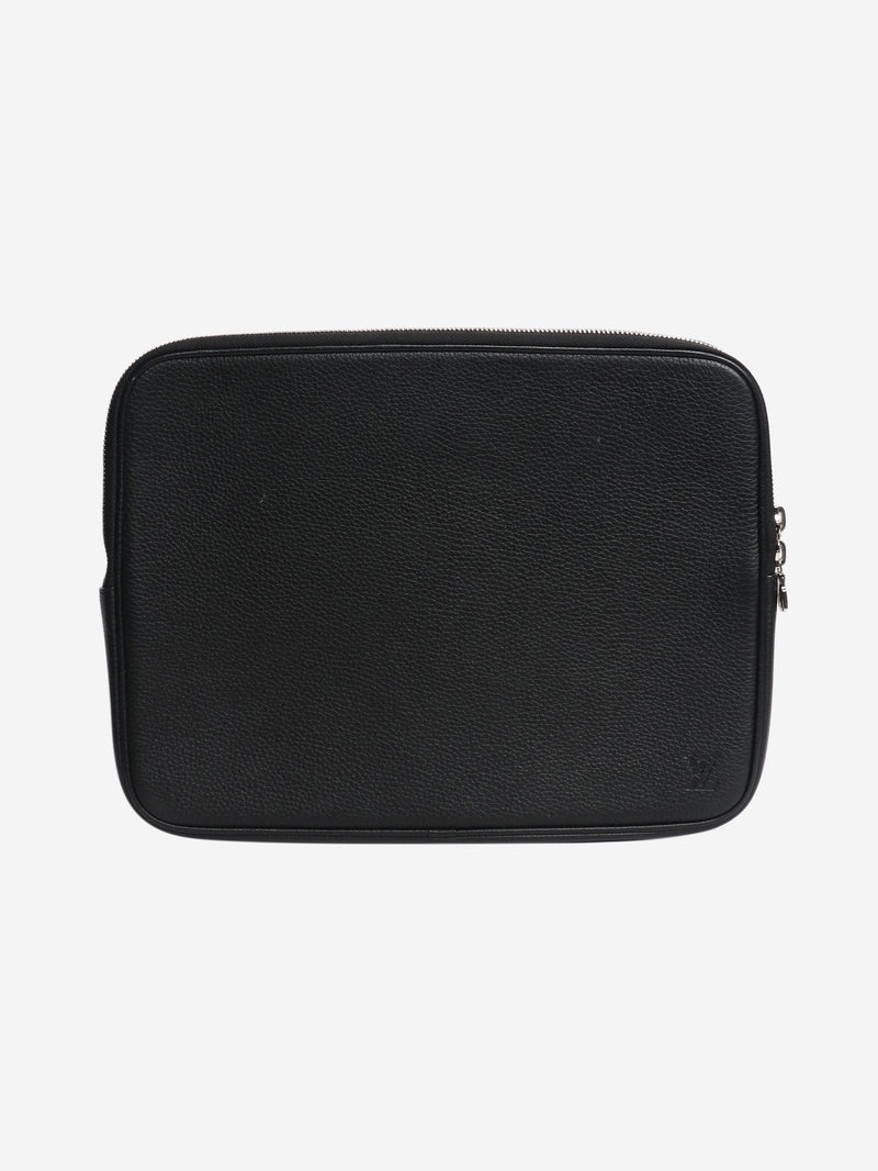 Black leather laptop case Luggage & Travel Bags Louis Vuitton 