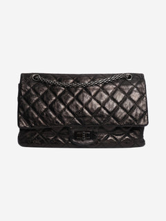 Black 2006 2.55 black lambskin quilted shoulder bag Shoulder bags Chanel 