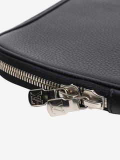 Black leather laptop case Luggage & Travel Bags Louis Vuitton 