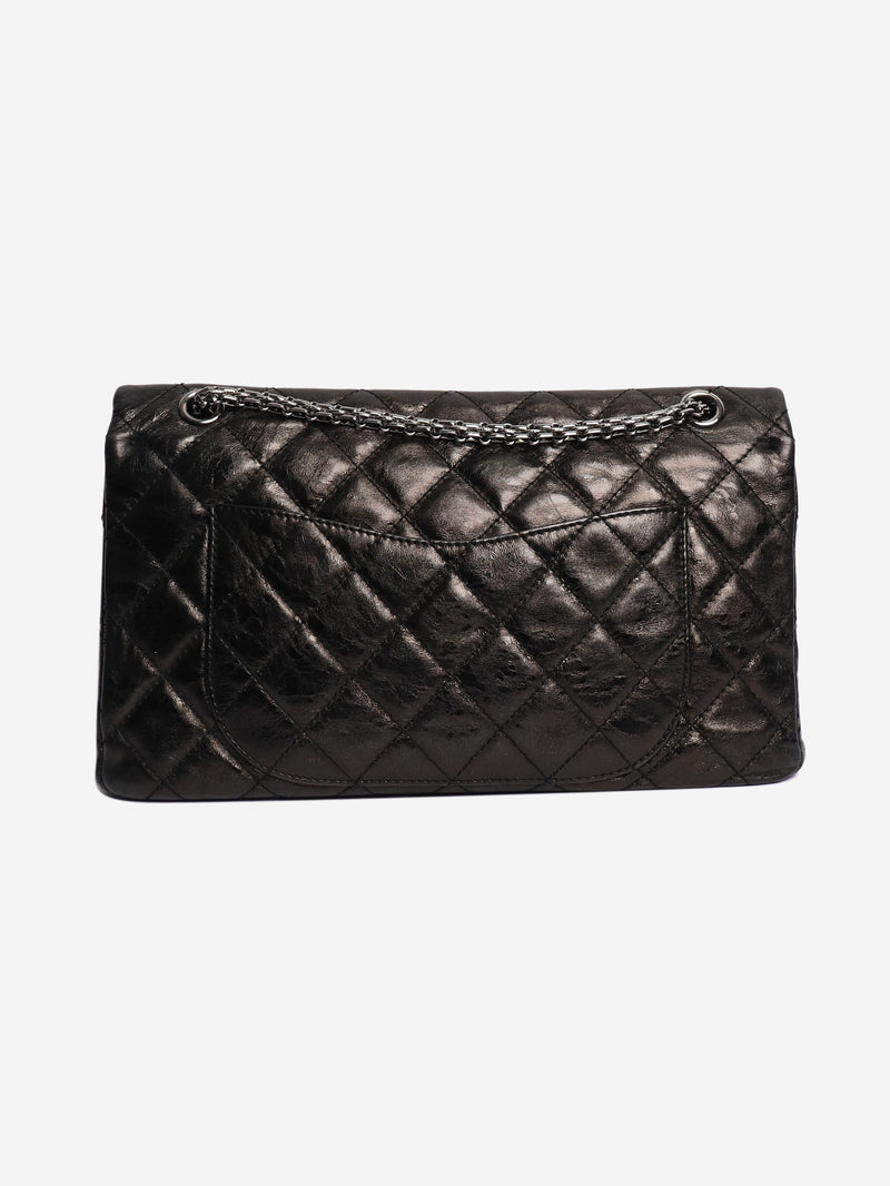 Black 2006 2.55 black lambskin quilted shoulder bag Shoulder bags Chanel 