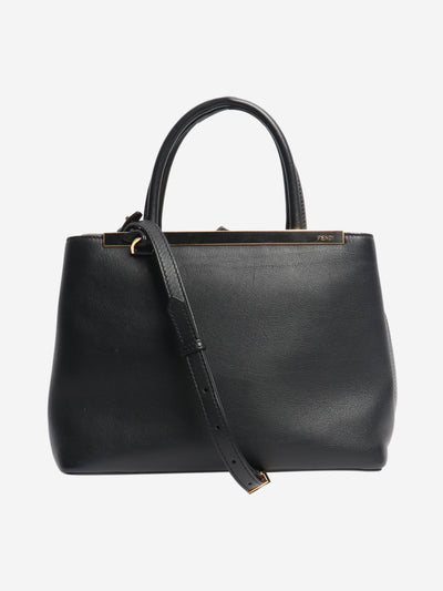 Black small 2Jours leather 2way bag Shoulder bags Fendi 