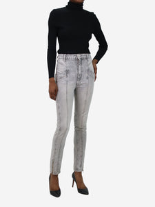 Isabel Marant Grey panelled jeans - size FR 34