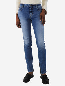 Tom Ford Blue slim-leg jeans - size UK 8