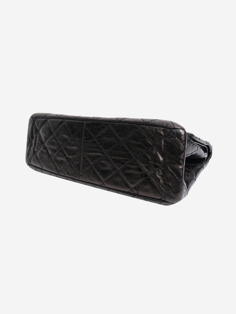 Black 2006 2.55 black lambskin quilted shoulder bag Shoulder bags Chanel 
