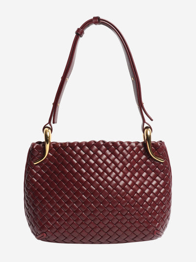 Burgundy leather shoulder bag Shoulder bags Bottega Veneta 