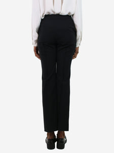 Adeam Black bootleg trousers - size UK 4