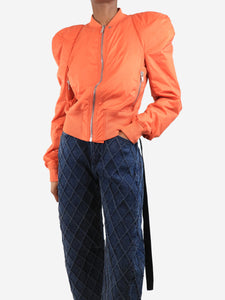 DRKSHDW by Rick Owens Orange nylon jacket - size S