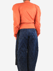 DRKSHDW by Rick Owens Orange nylon jacket - size S