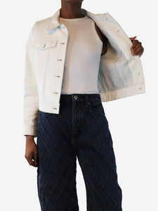 Anine Bing White leather shacket - size XS