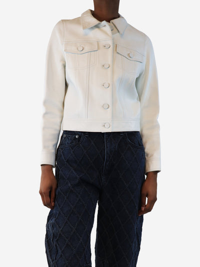 White leather shacket - size XS Coats & Jackets Anine Bing 