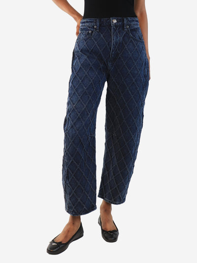 Indigo Charlie barrel-leg jeans - size UK 6 Trousers Rag & Bone 
