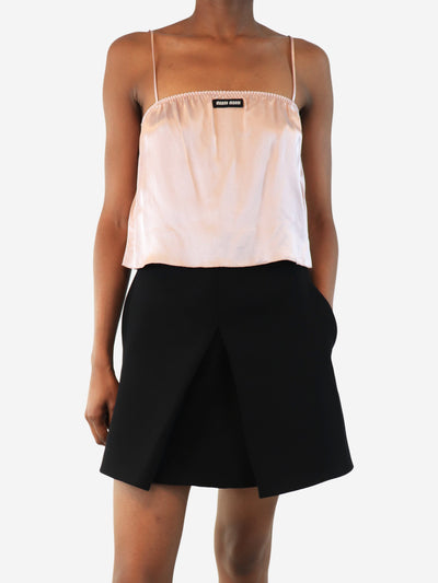 Pink satin cami top - size XS Tops Miu Miu 