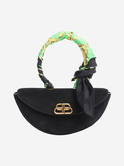 Black Opera suede bag Top Handle Bags Balenciaga 