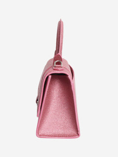 Pink glitter Hourglass XS handbag Cross-body bags Balenciaga 