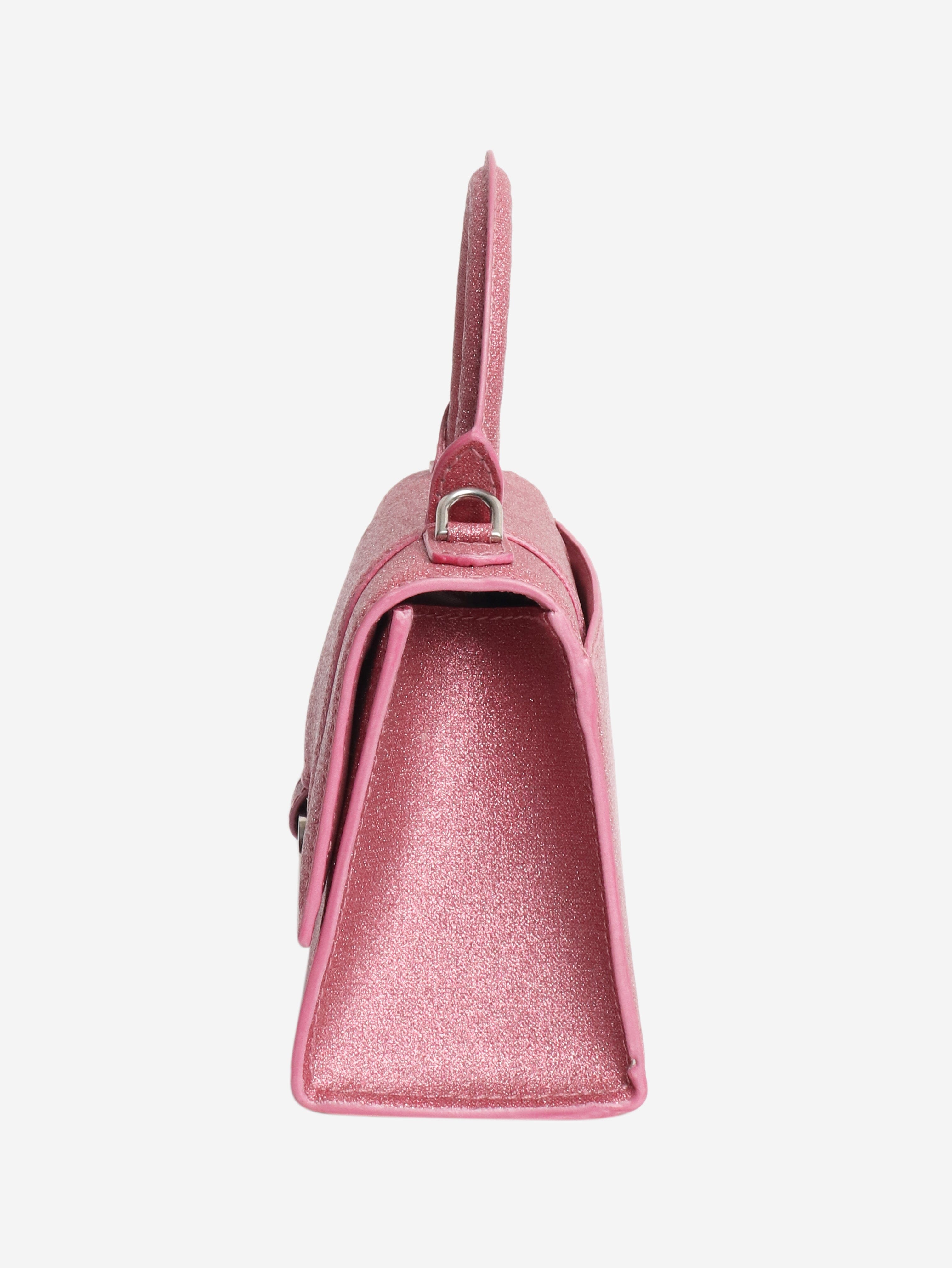 Pink glitter Hourglass XS handbag Cross-body bags Balenciaga 