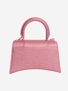 Pink glitter Hourglass XS handbag Cross-body bags Balenciaga 