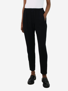 Stella McCartney Black elasticated waist trousers - size IT 38