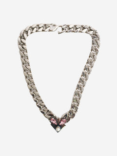 Silver chain link necklace Necklaces Fendi 