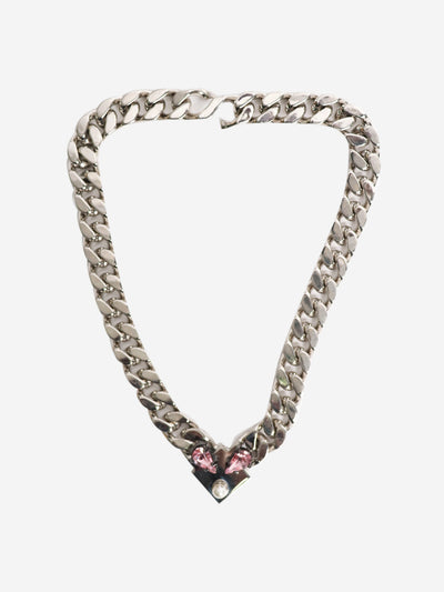 Silver chain link necklace Necklaces Fendi 