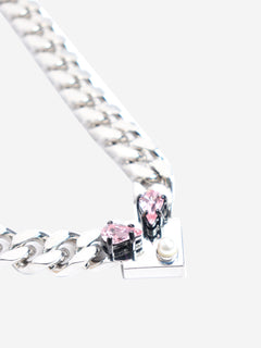 Silver chain link necklace Necklaces Fendi 