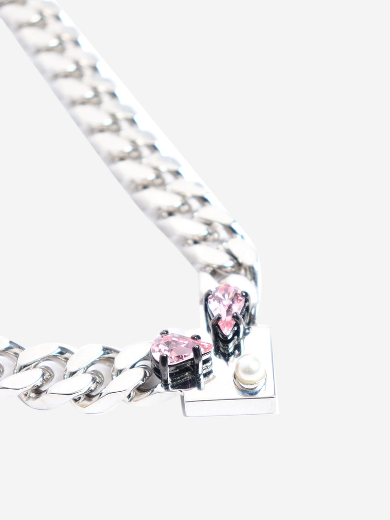 Silver chain link necklace Necklaces Fendi 