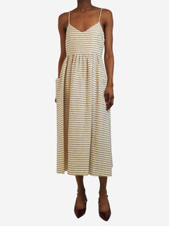 Black and white striped sundress - size UK 6 Dresses Mara Hoffman 