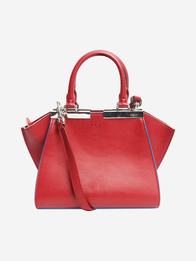 Red leather 2way bag Shoulder bags Fendi 