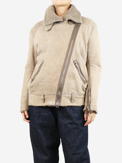 Light brown aviator jacket - size UK 8 Coats & Jackets Acne Studios 