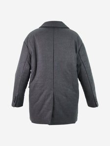 Prada Grey padded jacket - size IT 38