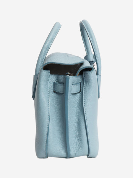 Light blue leather crossbody bag alternate image