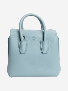 Light blue leather crossbody bag Shoulder bags MCM 