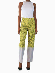 Miaou Multicolour two-tone printed trousers - size XS