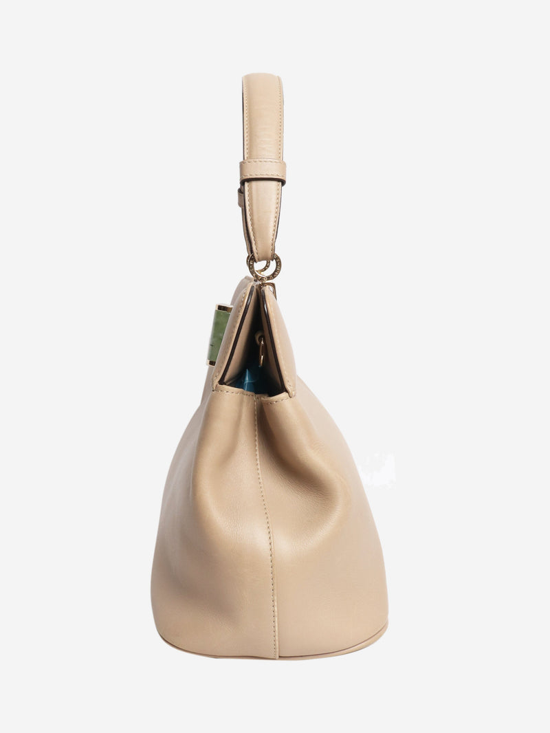 Neutral leather shoulder bag Shoulder bags Bvlgari 