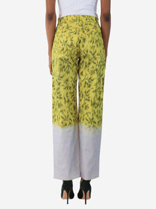 Miaou Multicolour two-tone printed trousers - size XS
