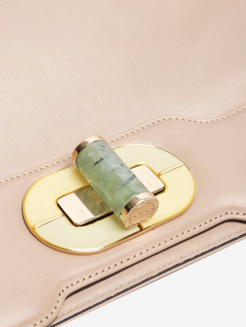 Neutral leather shoulder bag Shoulder bags Bvlgari 