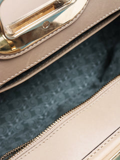 Neutral leather shoulder bag Shoulder bags Bvlgari 