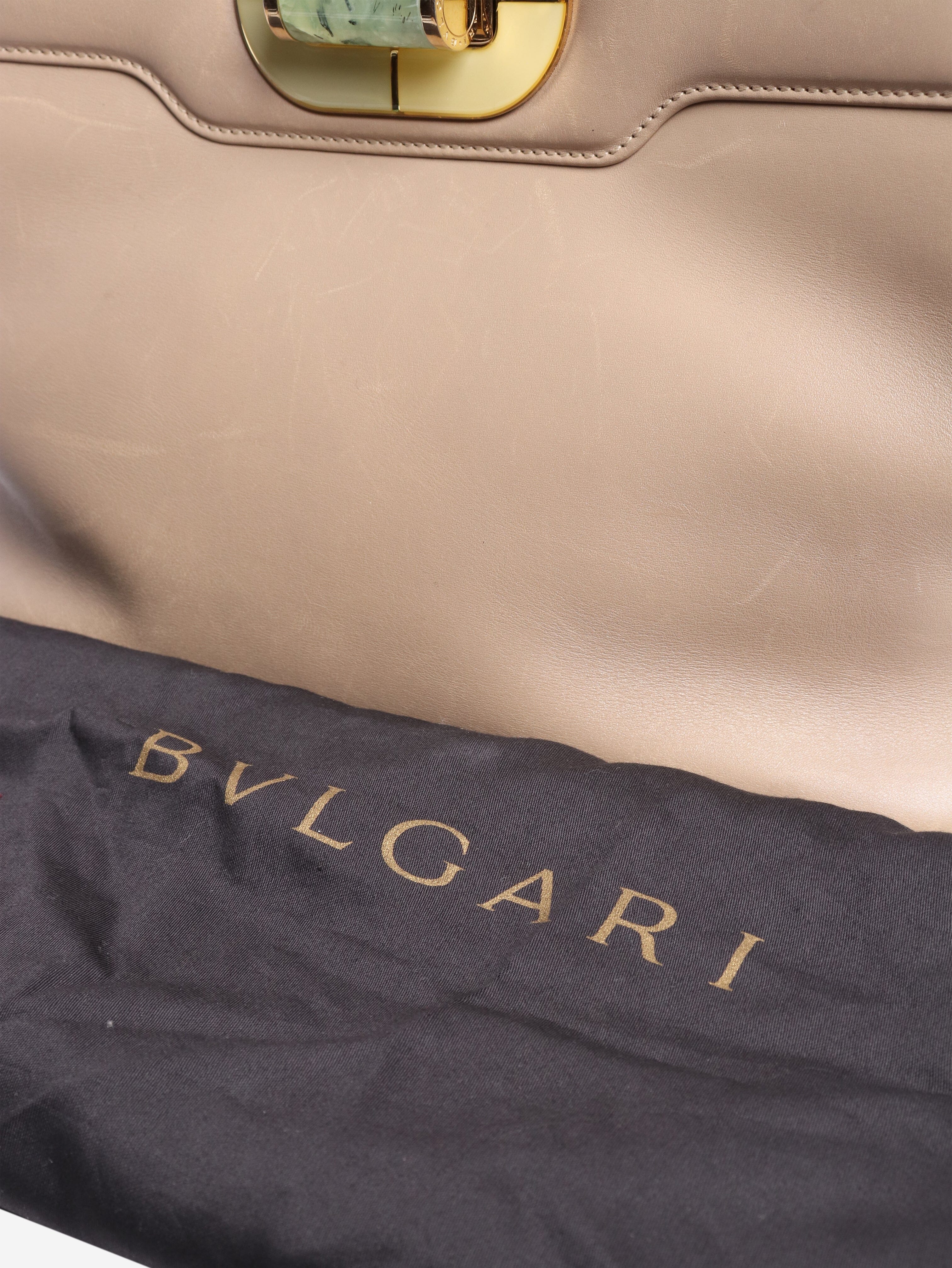 Neutral leather shoulder bag Shoulder bags Bvlgari 