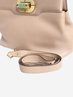 Neutral leather shoulder bag Shoulder bags Bvlgari 