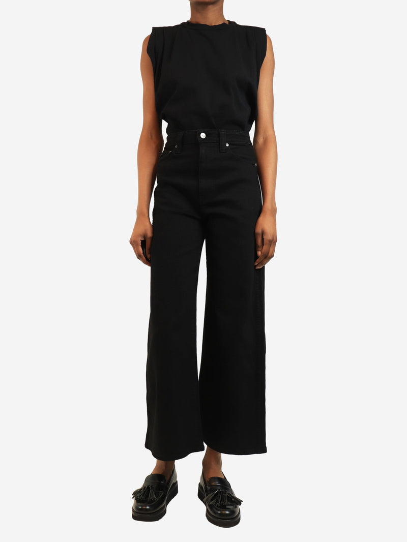 Black wide-leg jeans - size W26 Trousers Khaite 