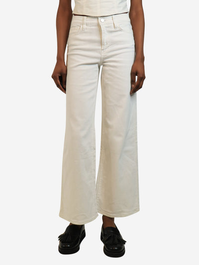 White Le Slim Palazzo jeans - size UK 6 Denim Frame 