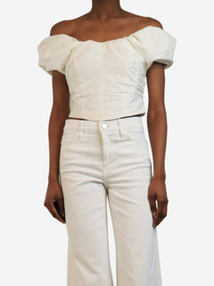 White cropped-top - size UK 6 Tops A.L.C. 