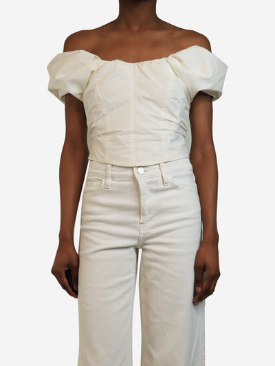 White cropped-top - size UK 6 Tops A.L.C. 